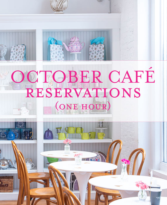October Café Reservations (October 16-31)