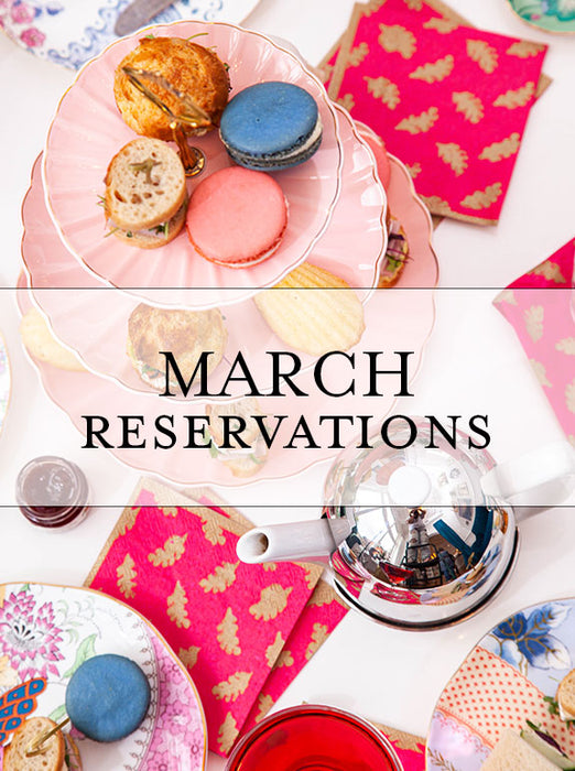Kids High Tea Reservations - March